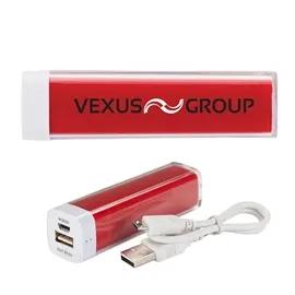 Mobile Power Bank Clear Case with Color Interior - 2200mAh - product view 3