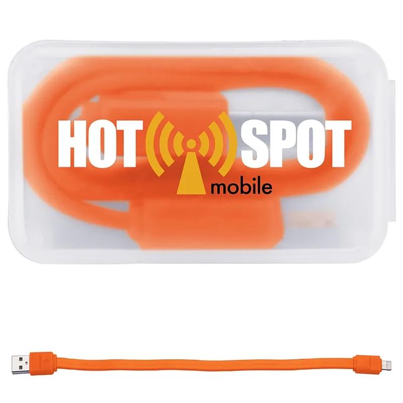 Charging Cable 2-in-1 Lightning Micro USB Compact - 10 in