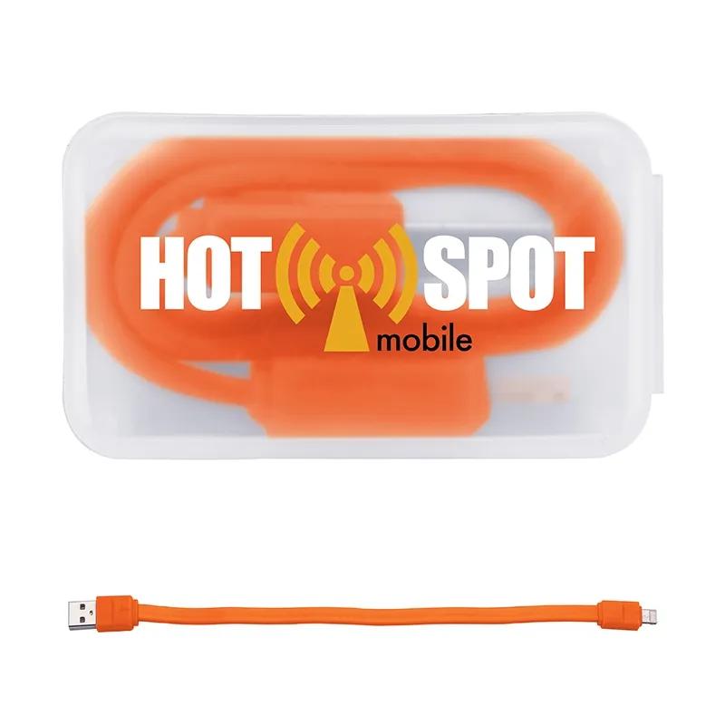 Charging Cable 2-in-1 Lightning Micro USB Compact - 10 in - product view 2