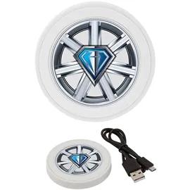 Wireless Charging Pad with Silicone Accent Ring - 2.75 in - product view 6