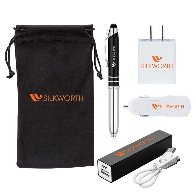 Tech Travel Set 6-Piece EVA Case 1900mAh Power Bank - product view 4