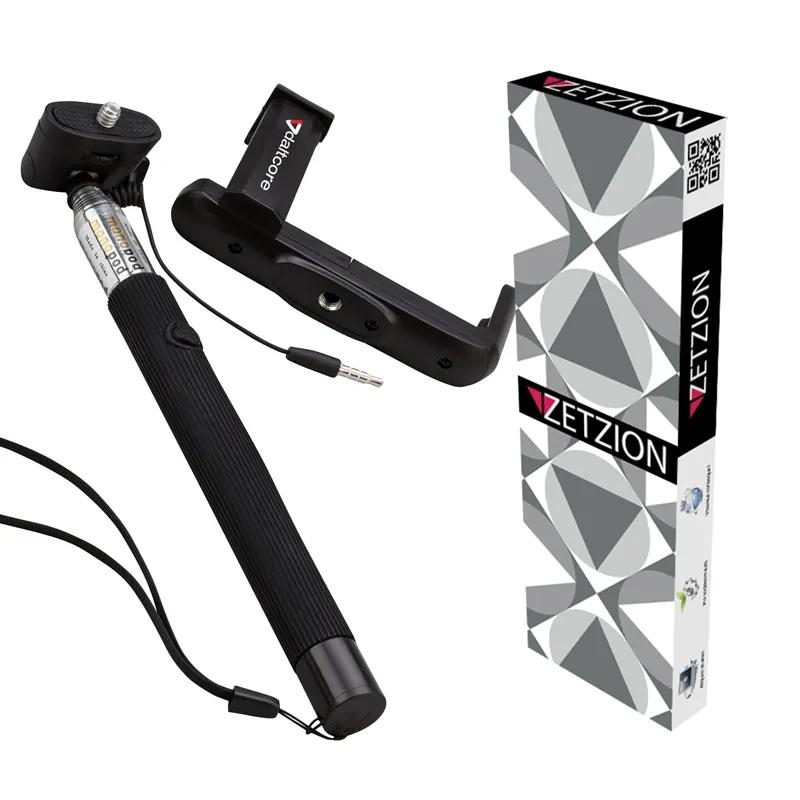 Selfie Stick Stainless Steel Telescoping - Extends 38 in - product view 3