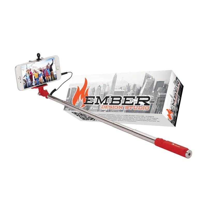 Selfie Stick Compact Silicone Grip - Extends 20.5 in - product view 6