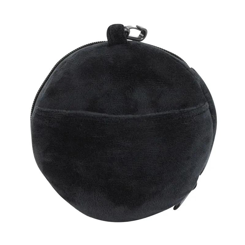 Travel Neck Pillow Built-In Sleep Mask - 6 x 6 in - product view 2