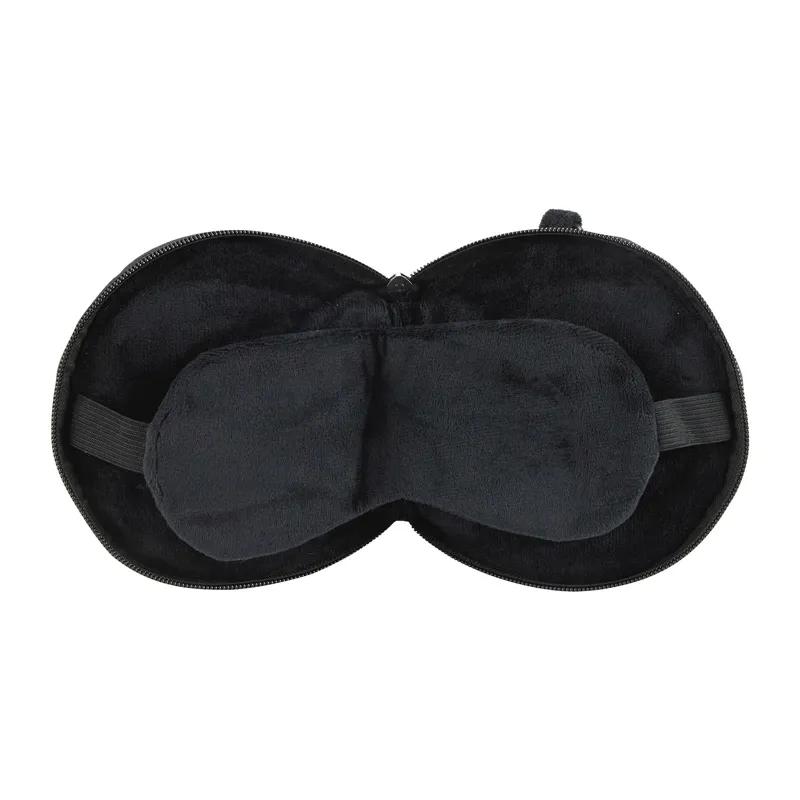 Travel Neck Pillow Built-In Sleep Mask - 6 x 6 in - product view 3