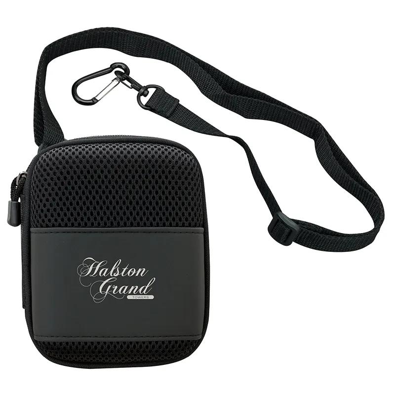 Stereo Speaker Case Portable with Carabiner Aluminum