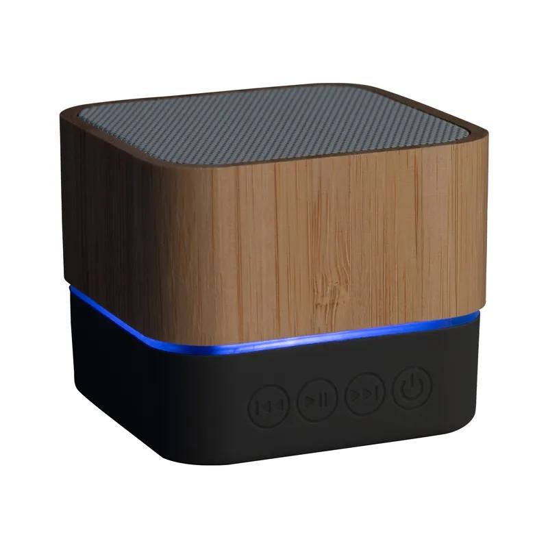 Bluetooth Speaker Bamboo Light-Up - 3W - product view 4