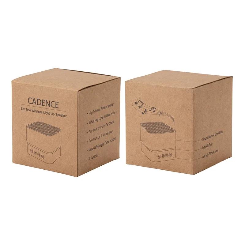 Bluetooth Speaker Bamboo Light-Up - 3W - product view 5