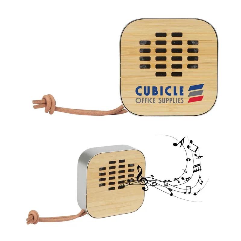 Bluetooth Speaker Bamboo Recycled Aluminum - 3W - product view 7