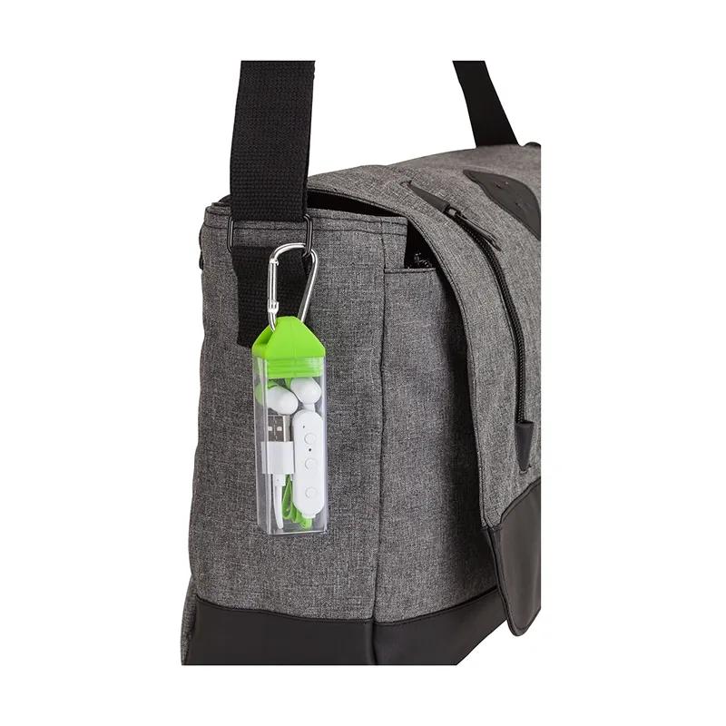 Bluetooth Earbuds Flat Wire Tangle-Free - 30 ft - product view 3