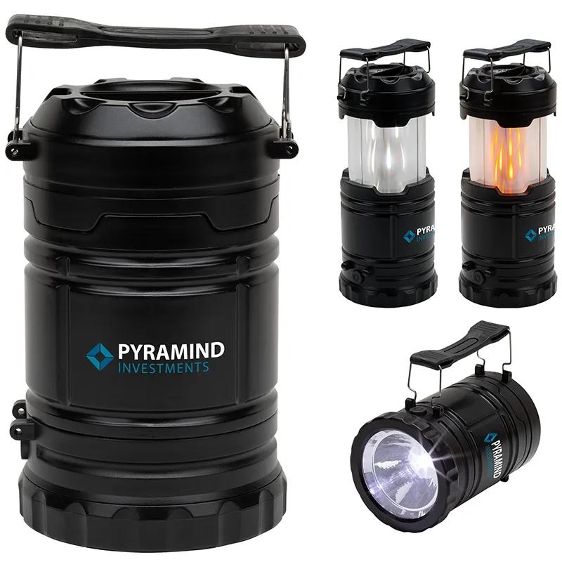 Camping Lantern 3-in-1 with Flame Mode - 5.75 in