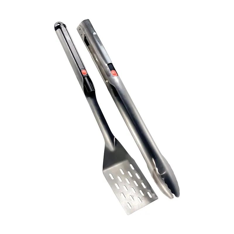 BBQ Tool Set with LED Lights and Steel Construction - product view 2