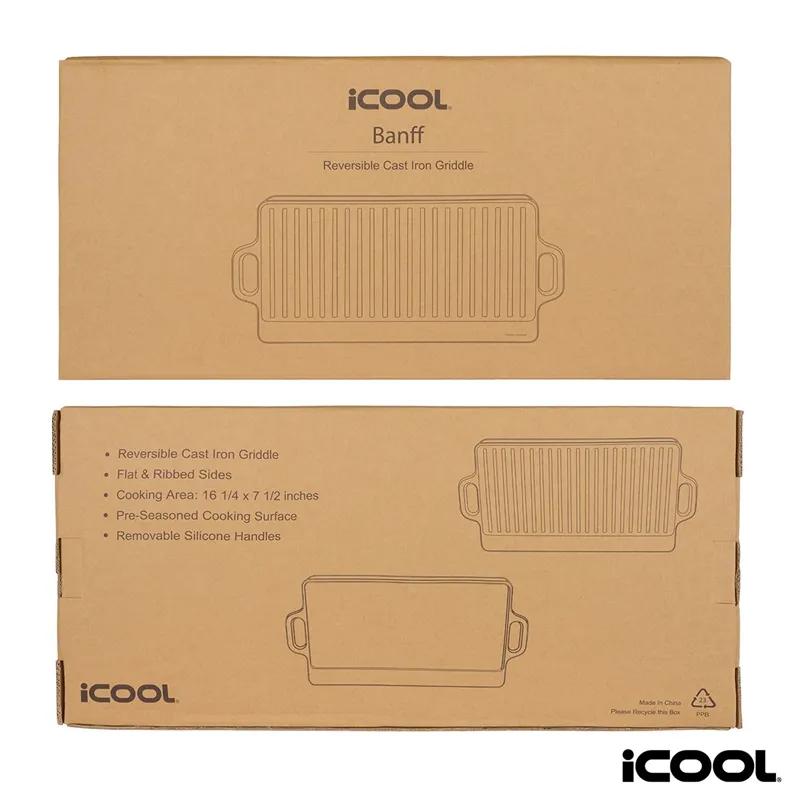 Cast Iron Griddle Reversible with Silicone Handles - product view 6
