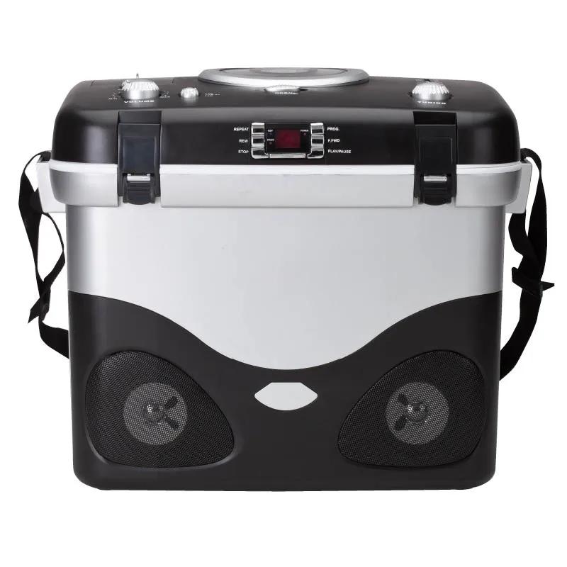 Cooler with Built-in CD Player and AM/FM Radio - 30 Can