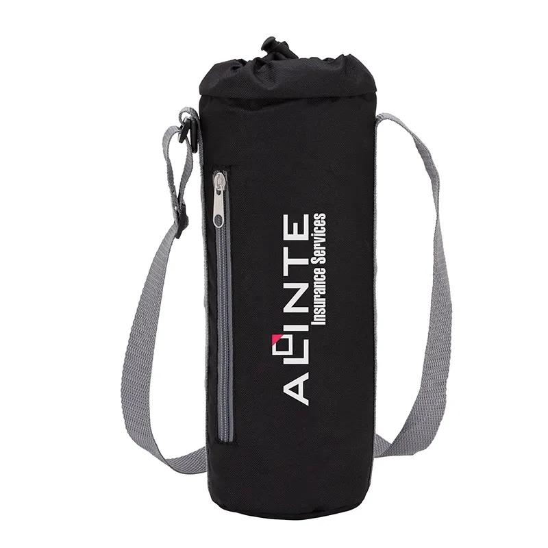 Insulated Bottle Carrier with Adjustable Strap