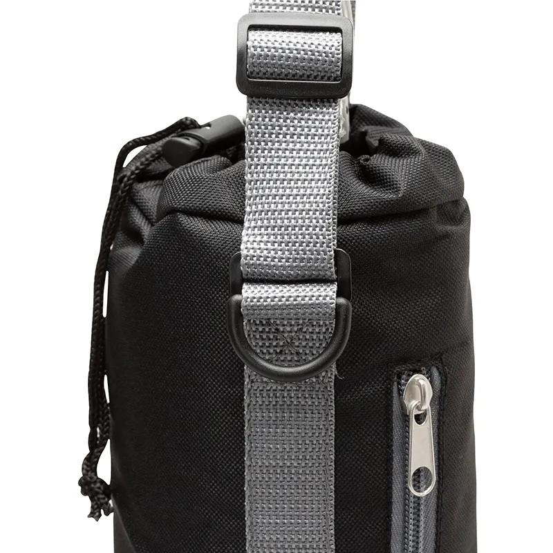 Insulated Bottle Carrier with Adjustable Strap - product view 4