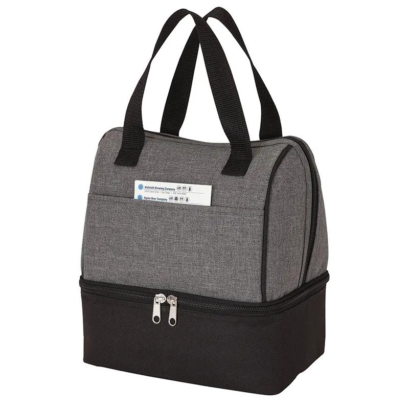 Lunch Cooler Bag with Dual Compartments - 6 Can - product view 2