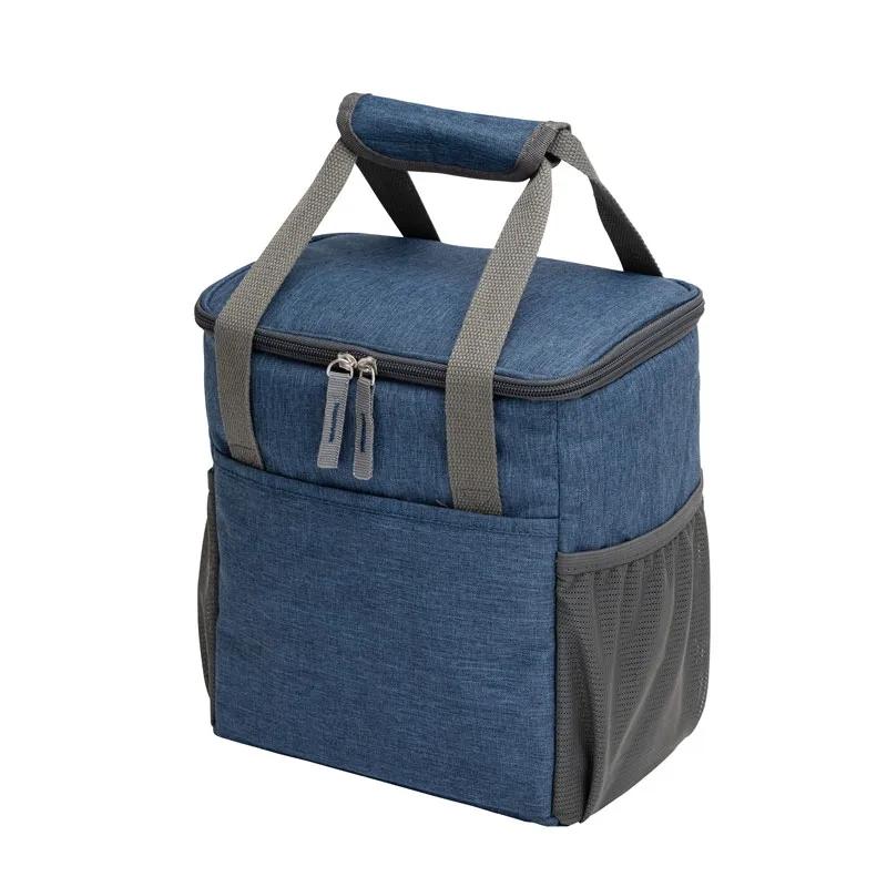 Lunch Cooler Bag with Mesh Pockets - 9 Can - product view 4