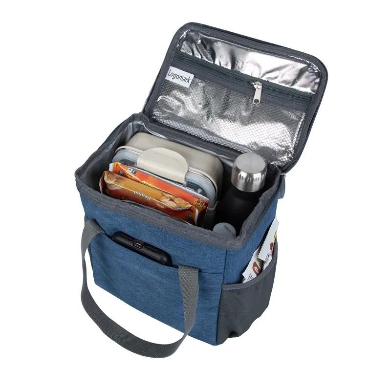 Lunch Cooler Bag with Mesh Pockets - 9 Can - product view 6