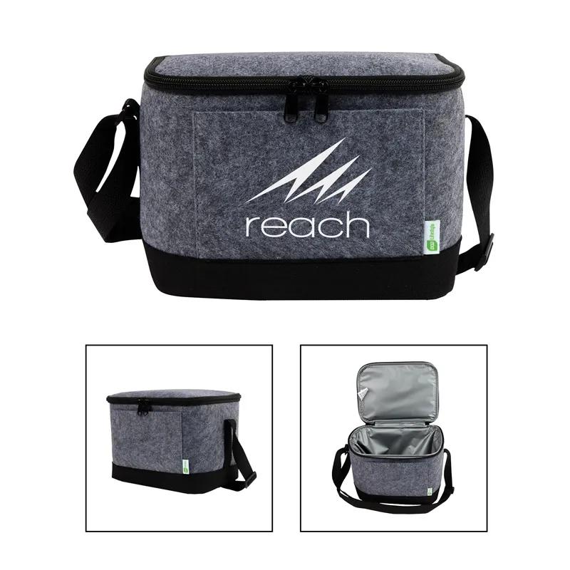 RPET Felt Lunch Cooler with Foam Insulation - 9 Can - product view 5