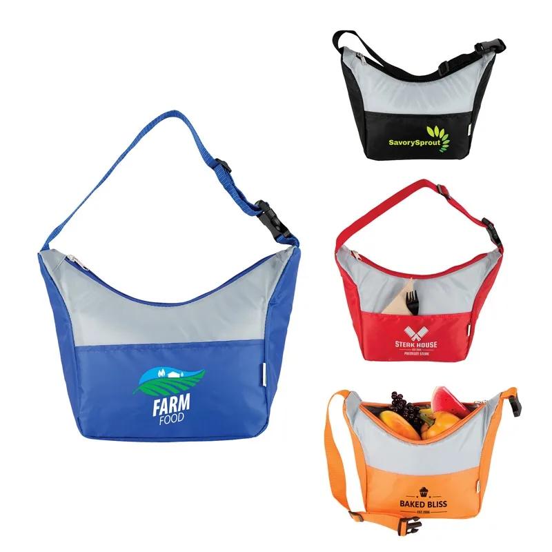 RPET Lunch Cooler with Buckle Strap - 6 Can - product view 7