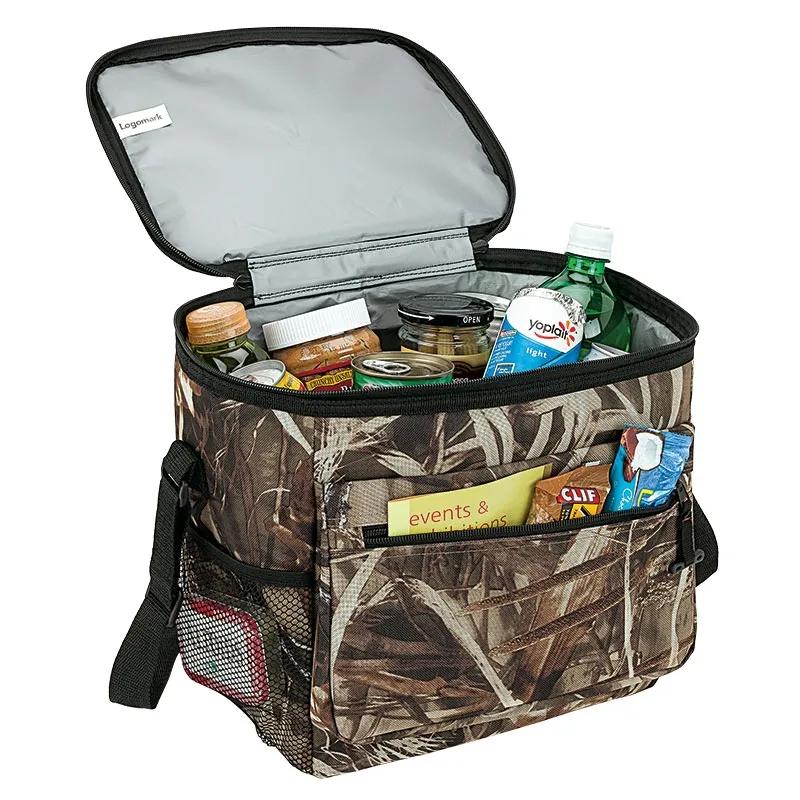 Camo Cooler Bag with Multiple Pockets - 24 Can - product view 9