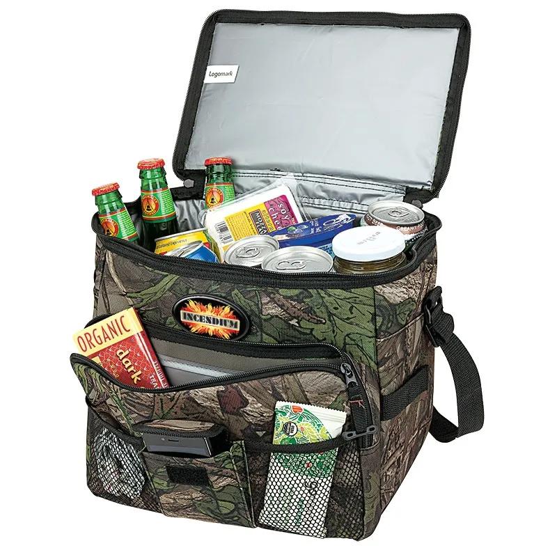 Camo Cooler Bag with Mesh Pockets - 24 Can - product view 3