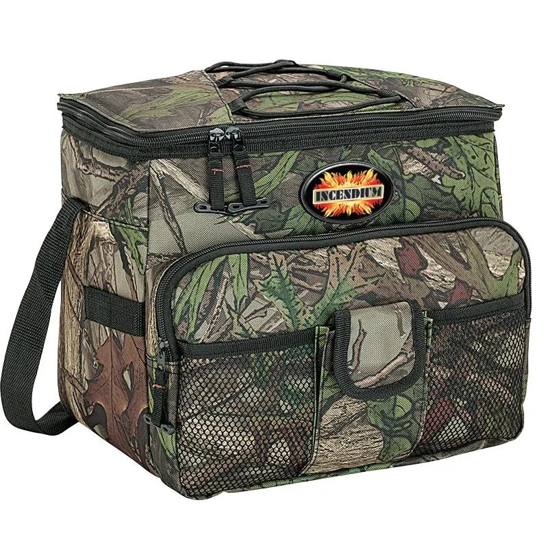 Camo Cooler Bag with Mesh Pockets - 24 Can - product view 4