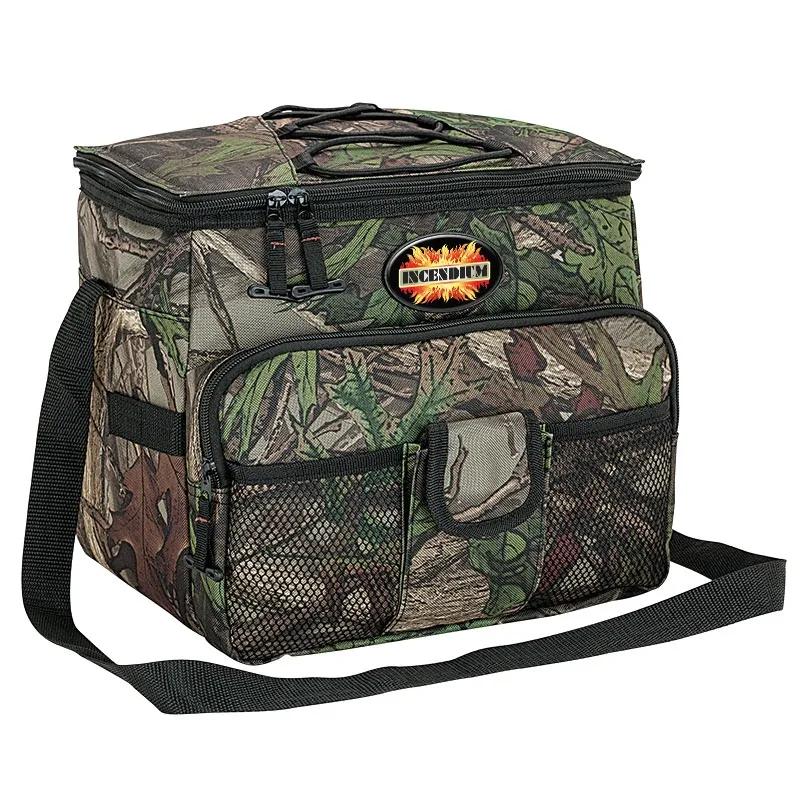 Camo Cooler Bag with Mesh Pockets - 24 Can - product view 5