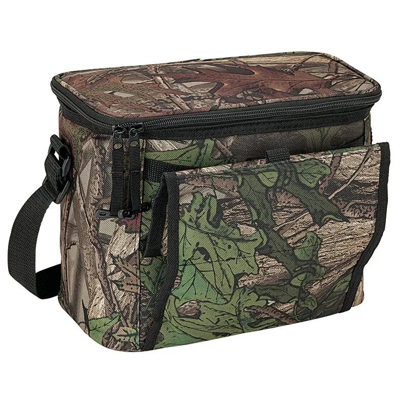 Camo Cooler Bag with Cup Holder - 12 Can - product view 3