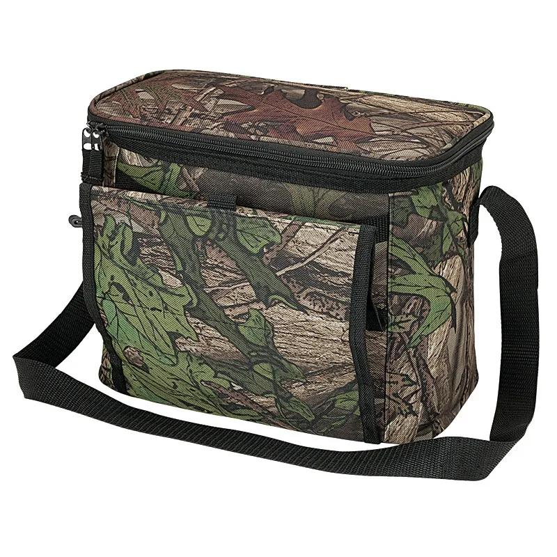 Camo Cooler Bag with Cup Holder - 12 Can - product view 5