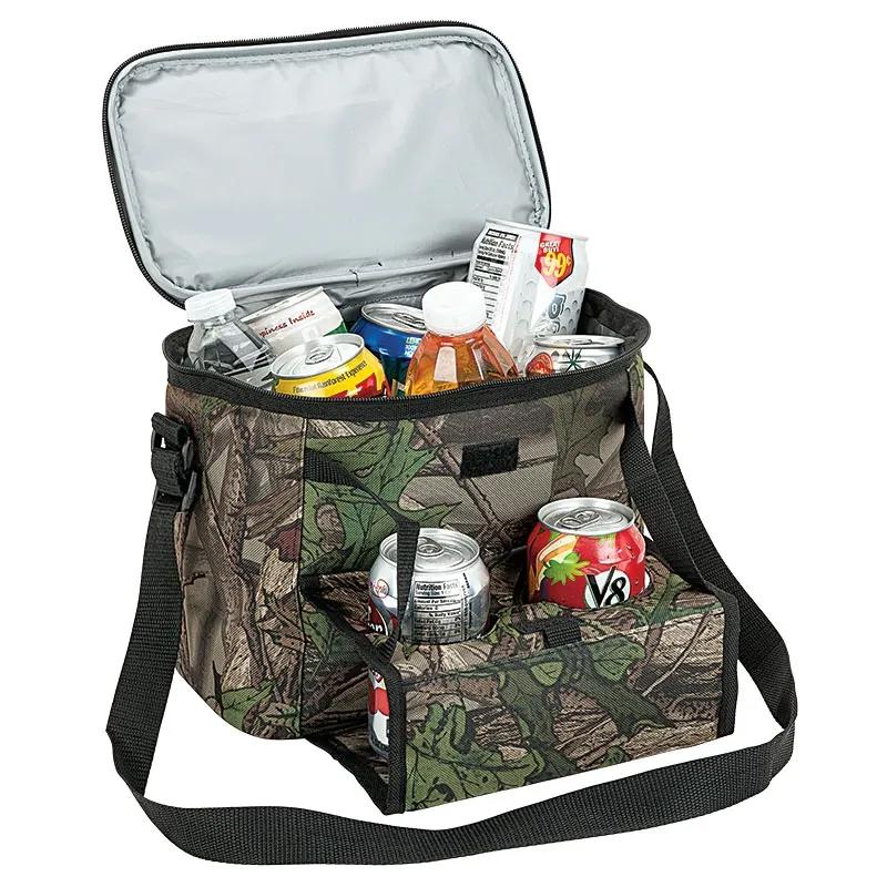 Camo Cooler Bag with Cup Holder - 12 Can - product view 8