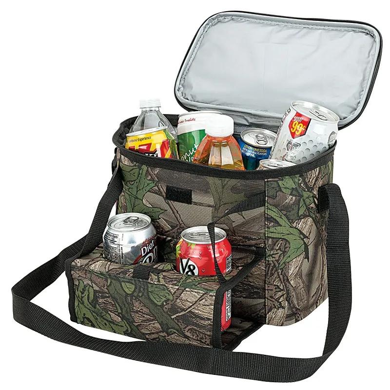 Camo Cooler Bag with Cup Holder - 12 Can - product view 10