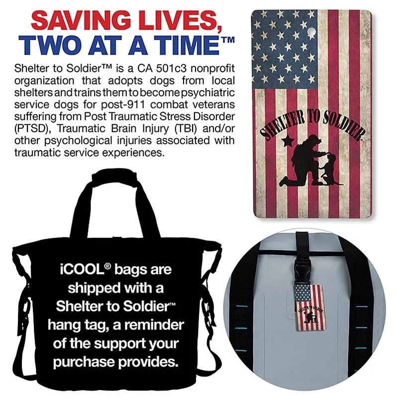 Insulated Cooler Bag Heavy-Duty Tarpaulin - 24 Can - product view 8