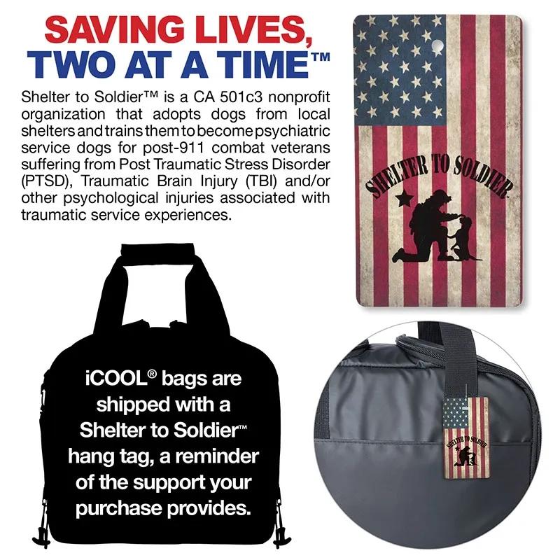 Insulated Cooler Duffel Butterfly Opening - 24 Can - product view 8