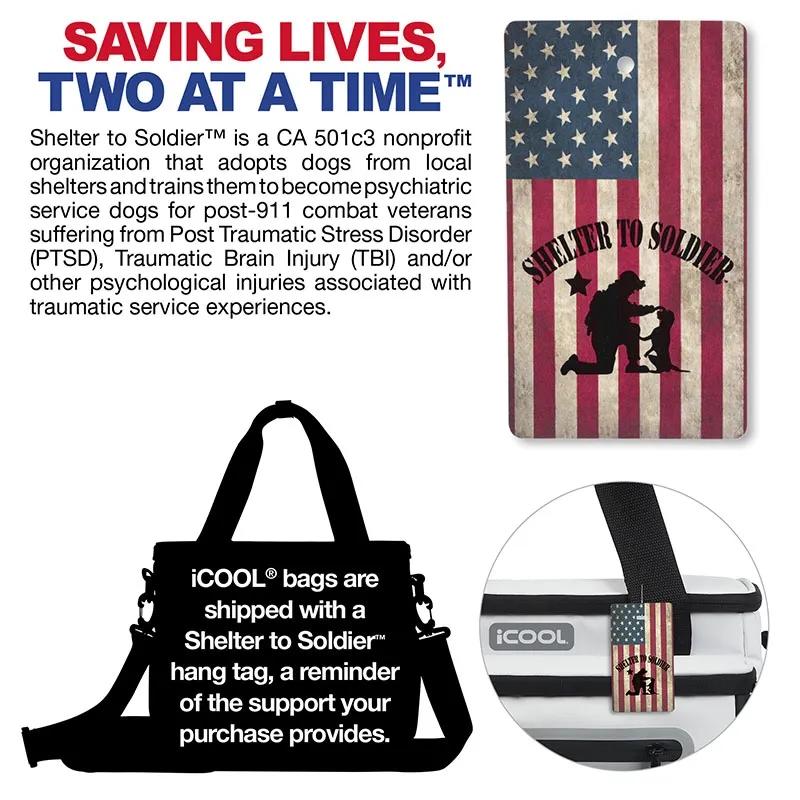 Insulated Cooler Bag Multi-Pocket Design - 24 Can - product view 5