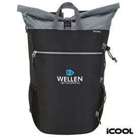 Insulated Backpack Cooler Roll-Top Ripstop - 24 Can