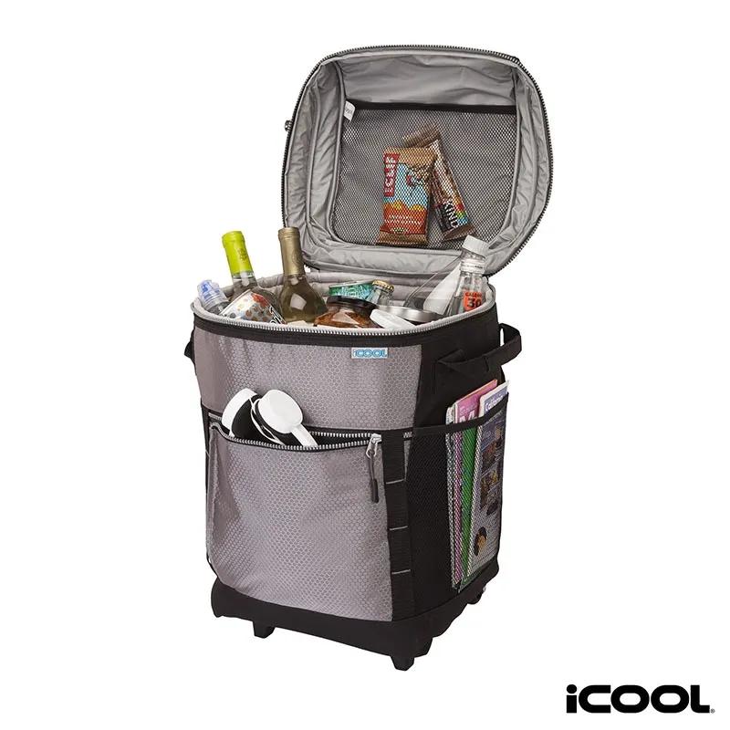 Rolling Cooler Bag Foldable Polyester - 30 Can - product view 2
