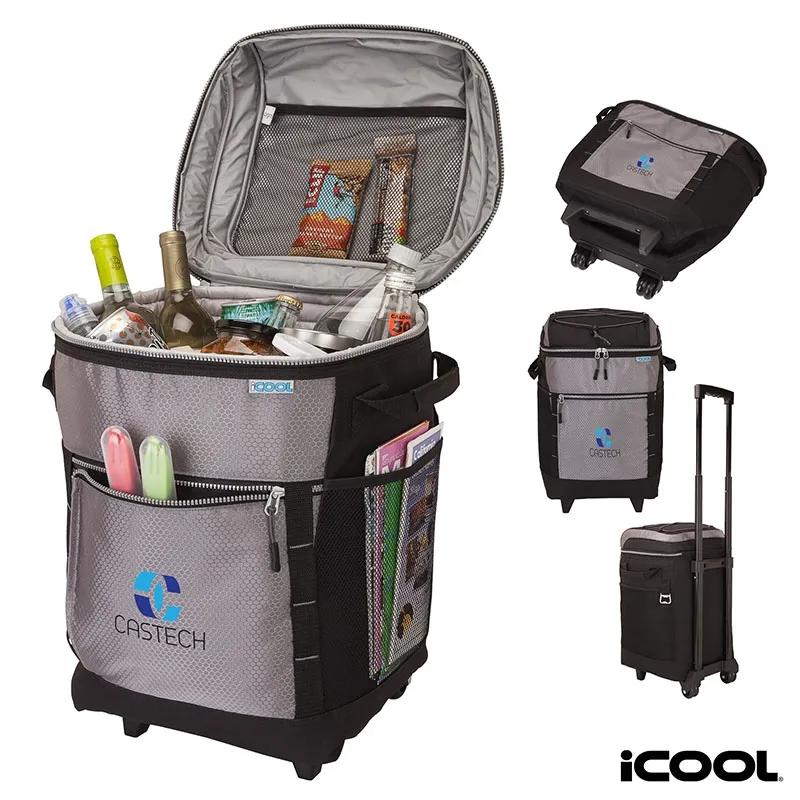 Rolling Cooler Bag Foldable Polyester - 30 Can - product view 8