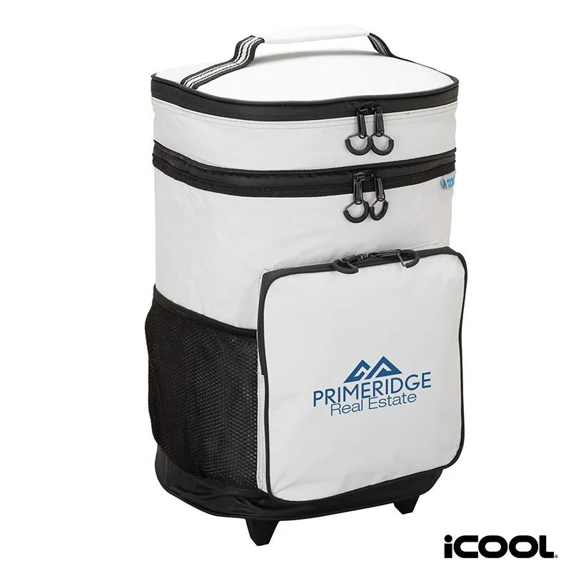 Rolling Cooler Bag Telescoping Handle 4 Wheels - 30 Can - product view 2
