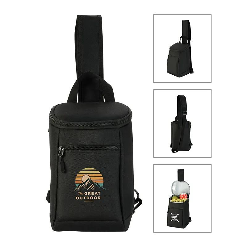 Sling Bag Cooler RPET Ocean Plastic - 8 Can - product view 9
