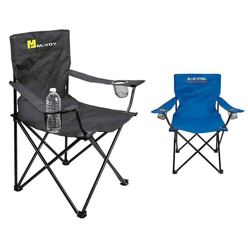 Folding Event Chair with Cup Holders - 32 x 34 x 20 in - product view 4