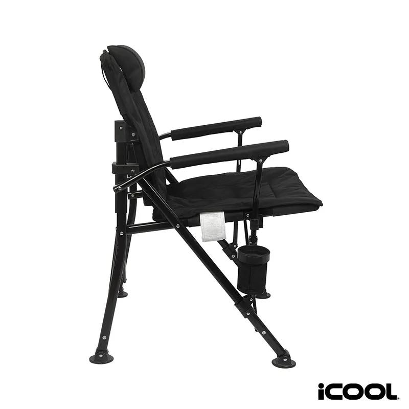 Camping Chair Padded Headrest Steel Frame - 20 x 26 x 35 in - product view 3