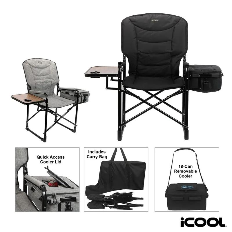 Camping Chair with 18-Can Cooler Side Table - 44 x 23 x 39 in - product view 11