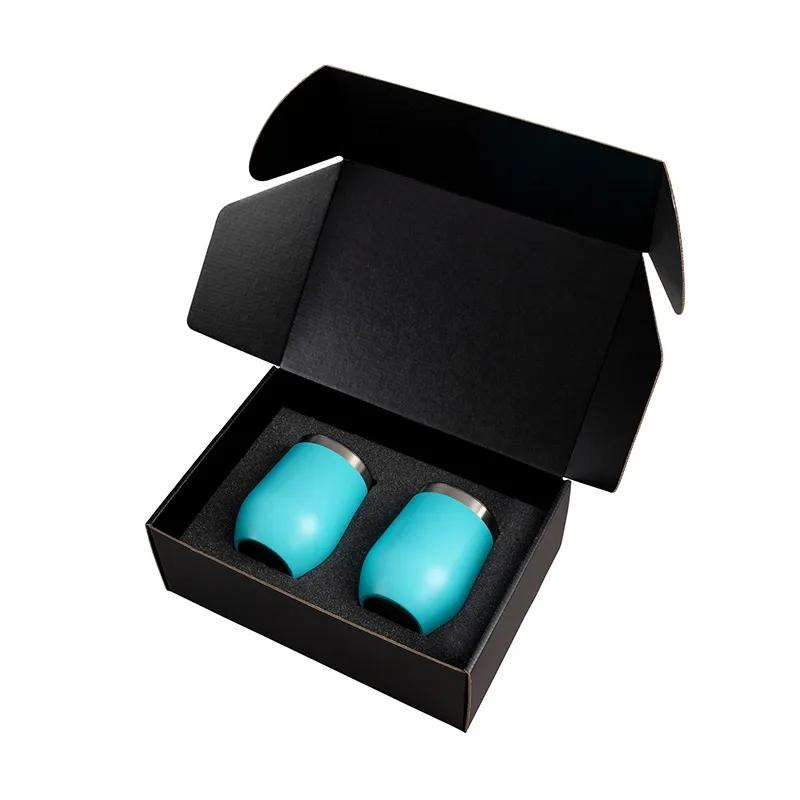 Insulated Wine Tumbler Gift Set Vacuum Sealed - 12 oz (2 Pack) - product view 8