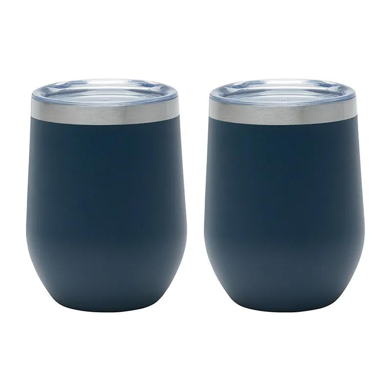 Insulated Wine Tumbler Gift Set Vacuum Sealed - 12 oz (2 Pack) - product view 11