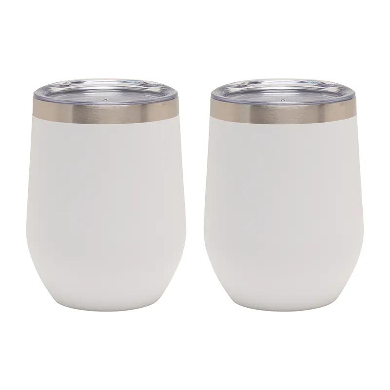 Insulated Wine Tumbler Gift Set Vacuum Sealed - 12 oz (2 Pack) - product view 13