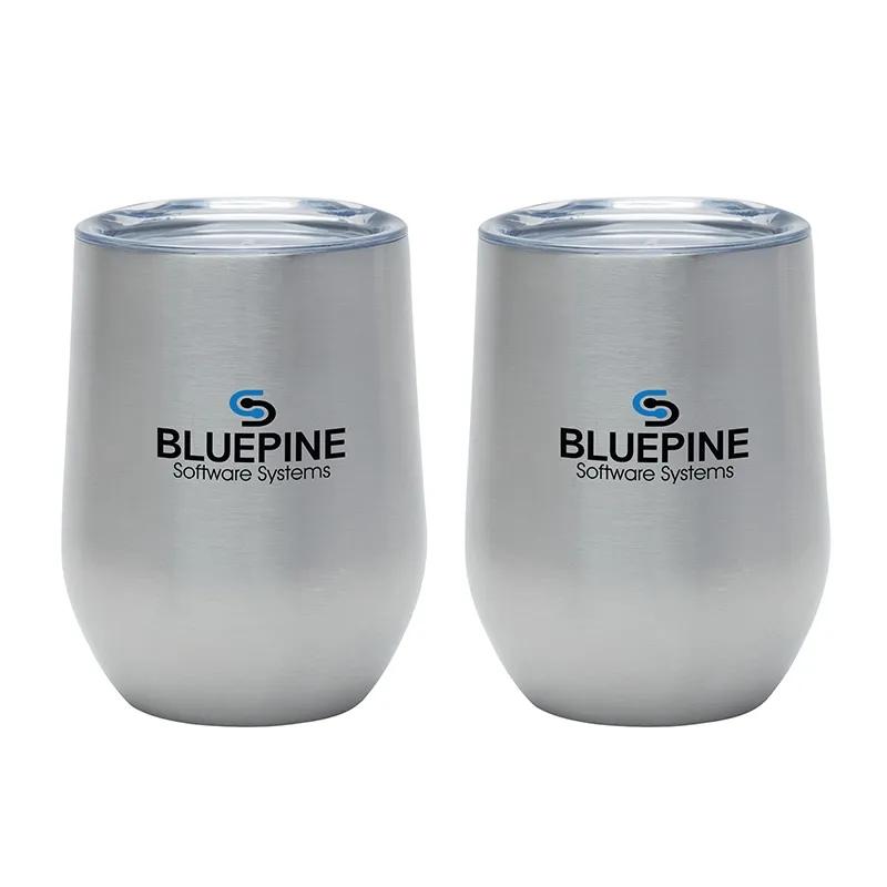Insulated Wine Tumbler Gift Set Vacuum Sealed - 12 oz (2 Pack) - product view 15
