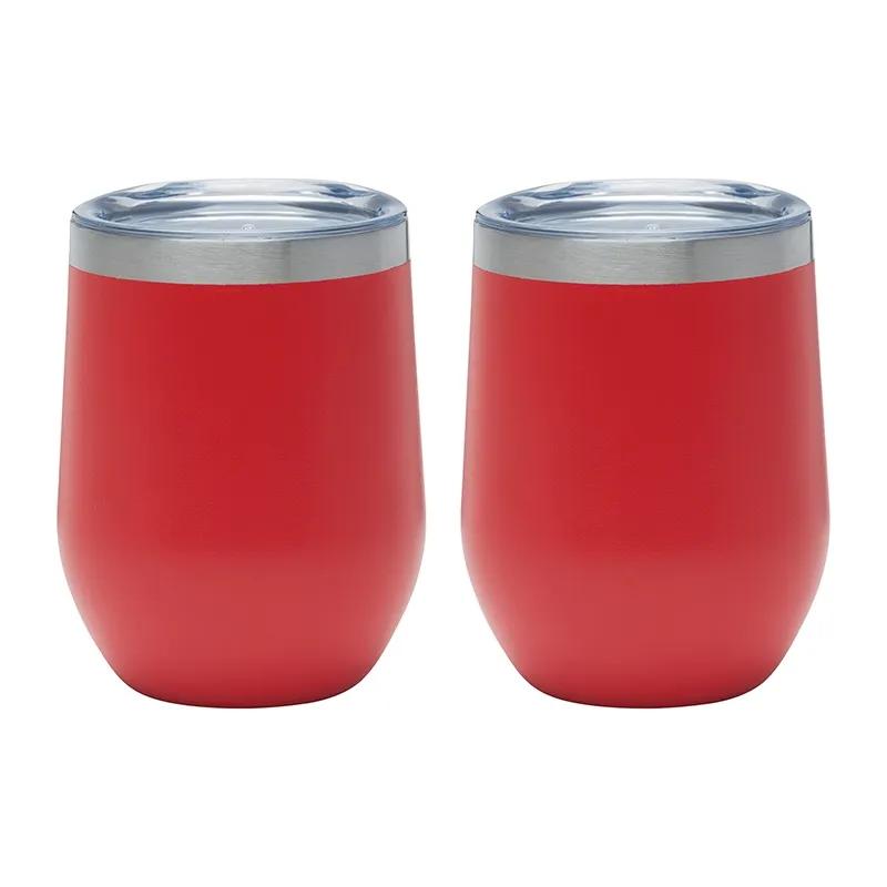 Insulated Wine Tumbler Gift Set Vacuum Sealed - 12 oz (2 Pack) - product view 26