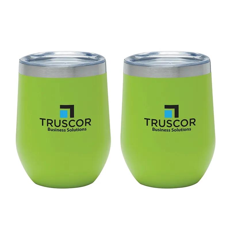 Insulated Wine Tumbler Gift Set Vacuum Sealed - 12 oz (2 Pack) - product view 29